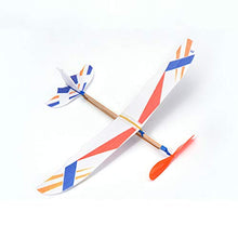 Load image into Gallery viewer, TOYANDONA 3pcs Rubber Band Powered Aircraft Airplane Model Indoor Outdoor Toys for Kids Children (Random Pattern)
