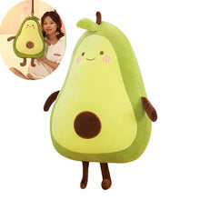 Load image into Gallery viewer, XICHEN 27 Inch Green Large Simulation Avocado Plush Toy Doll Sleeping Pillow Doll Doll, Holiday Warm Gift Plush Toy Pillows (Seated-20Inch)
