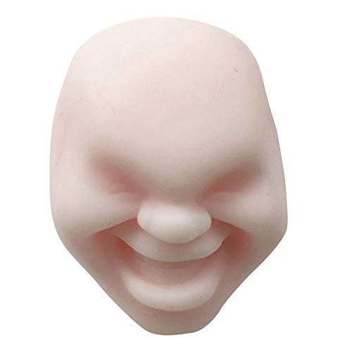 BARMI Smiling Human Face Squeeze Vent Ball Adult Stress Relief Decompression Toy for Home,Perfect Child Intellectual Toy Gift Set Random Color