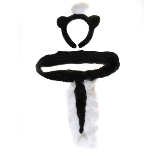 Making Believe Skunk Ears and Tail Set Costume Accessory