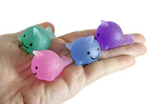 Load image into Gallery viewer, Curious Minds Busy Bags Set of 24 Narwhal Ocean Sea Animal Mochi Squishy - Adorable Cute Kawaii - Individually Wrapped Toys - Sensory, Stress, Fidget Party Favor Toy (Set of 24 (2 Dozen))
