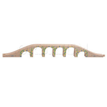 Load image into Gallery viewer, Orbrium Toys 6 Arches Viaduct Bridge for Wooden Railway Track Fits Thomas Trains Brio set
