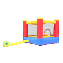 Load image into Gallery viewer, Lazyspace Jump Slide Bouncer - Inflatable Jumper Bounce House,Bounce House with Jumping Area, Slide, Surrounded Netting, Including Oxford Carry Bag, Air Blower,Stakes for Bouncer,Repair Kit

