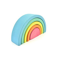Rainbow stacker toy 5pcs Montessori toys for 3+ year old Stacking Rainbow Learning toys Educational Baby toys