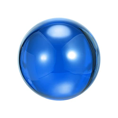 uxcell Blue Acrylic Contact Juggling Ball 2-3/4 Inch(70mm) with Ball Bag