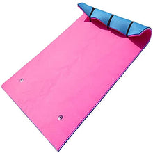 Load image into Gallery viewer, NC 9ft Floating Bed On Water Adult Blue/White/Pink
