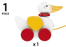 Load image into Gallery viewer, Brio World   30323 Pull Along Duck Baby Toy | The Perfect Playmate For Your Toddler,White
