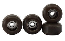 Load image into Gallery viewer, Teak Tuning CNC Polyurethane Fingerboard Bearing Wheels, Brown - Set of 4 Wheels - Durable Material with a Hard Durometer
