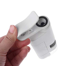 Load image into Gallery viewer, Keaiduoa 80-120X Microscope LED Lamp Magnifier Loup Textile Microscopes with Phone Clip
