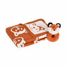 Load image into Gallery viewer, Little Miracles Fox Blanket and Rattle
