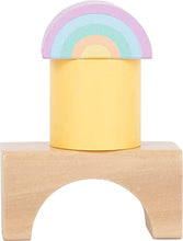Load image into Gallery viewer, Small Foot- 50 Pastel Wooden Building Block Playset- Stacking Toys for Boys and Girls Ages 12+ Months-Montessori-Perfect for Birthdays and Holidays
