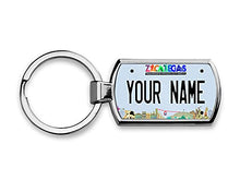 Load image into Gallery viewer, BRGiftShop Personalized Custom Name License Plate Mexico Zacatecas Metal Keychain
