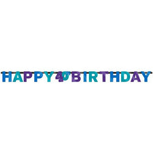 Load image into Gallery viewer, &quot;Happy 40th Birthday&quot; Foil Letter Banner
