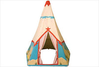 Large Cowboy Wigwam 100% Cotton Embroidered and Appliqued Playhouse