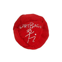 Dirtbag Classic Footbag Hacky Sack, Handmade, Pro-Grade Durability, Premium Quality, Original Design, Red.