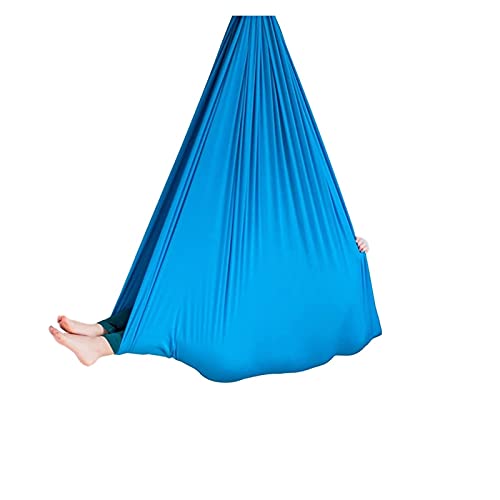 XMSM Sensory Swing for Kids Cuddle Therapy Hammock Chair for Autistic Children, Maximum Weight 440 Lbs 200 KG (Color : Sky Blue, Size : 150x280cm/59x110in)