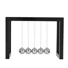 Load image into Gallery viewer, Weiyirot Release Pressure Ball Ornament, Pendulum Ball, Solid Swing Ball Decor, for Home for Office(Black)
