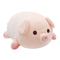 Fortuning's JDS Pig Plush 15.7 Kawaii Plushies Cute Pillow Pig Stuffed Animal Plush Pillows Hugging Pillow, Fat Soft Stuffed Pig Plush Toy for Kids Girls Boys