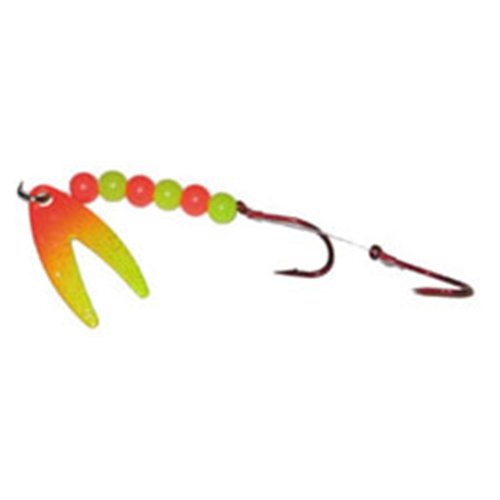 Rocky Mountain Tackle Radical Glow Assassin Spinner (Crystal Orange-N-Chartreuse)