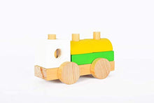 Load image into Gallery viewer, Wooden Block Mini Round Truck Construction Vehicle Educational Truck Toy for Home Learning Kindergarten Motor Skills, Imagination Development Puzzles Toys Preschool Children Toy Set for Kids Age 3+,
