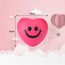 Load image into Gallery viewer, 30 Pieces Heart Smile Funny Face Stress Balls, Mini Foam Ball, Stress Relief Smile Balls for School Carnival Reward, Valentine Party Bag Gift Fillers (Pink)
