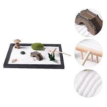 Load image into Gallery viewer, Zen Garden Sandbox Kit Resin Yard Zen Sand Rock Art Crafts Ornament for DIY Gift,Craft Supplies
