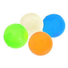 Load image into Gallery viewer, QIHUIPIN Sticky Balls for Ceiling Glow in The Dark Cheap, Sticky Wall Ball Fidget That Gets Stuck On The Roof Relief Stress Balls for Relax Toy Kids(4 PCS)
