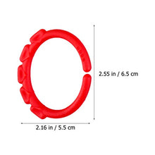 Load image into Gallery viewer, NUOBESTY Links Rings Toys Colorful Round Connecting Ring Hanging Stroller Attach Toys for Baby/ Infant/ Newborn/ Kids, 48pcs
