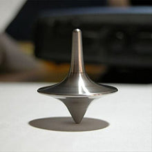 Load image into Gallery viewer, JKLI Metal Gyro Great Accurate Silver Spinning Top Hot Movie Totem Print Spinning Top
