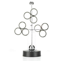 Art Perpetual Motion, Electronic Perpetual Motion Revolving Celestial Model Kinetic Art Craft Desk Decoration Physics Science Toy