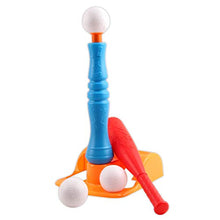 Load image into Gallery viewer, Vokodo T-Ball Set For Toddlers And Kids Baseball Tee Game Includes 1 Oversize Bat 3 Balls With Adjustable T Height To Improve Batting Skills For Preschool Children Boys Girls Sport Toys
