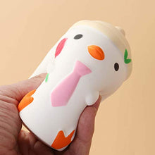 Load image into Gallery viewer, Amosfun Cute Chicks Easter Egg Squeezing Toys Slow Rising Squeezing Toys Stress Relieve for Adult Children- White (Tie Chick) for Easter Party Supplies
