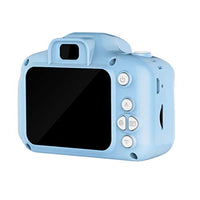 NUOBESTY Mini Kids Camera Selfie Camera Toy Child HD Digital Camera Rechargeable Electronic Camera with Large Screen Photograph Supplies Kids Gift Blue