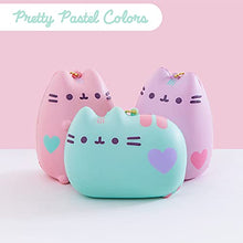 Load image into Gallery viewer, Hamee Pusheen Cute Cat Slow Rising Squishy Toy (2 Piece Set, Loaf &amp; Pastel Purple) [Christmas Tree Ornaments, Gift Box, Party Favors, Gift Basket Filler, Stress Relief Toys]
