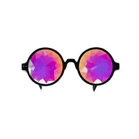 OMG_Shop Kaleidoscope Steampunk Rave Goggles with Rainbow Crystal Glass Lens