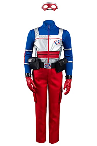 Boys Kid Danger Costume Halloween Hero Cosplay Outfit with Mask for Child,Medium