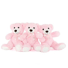 Load image into Gallery viewer, DOLDOA 3 Packs Pink Cute Teddy Bear Soft Stuffed Animal Plush Bear Toy for Kids Boys Girls,as a Gift for Birthday/Christmas/Valentine&#39;s Day 13.8 inch
