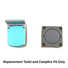 Load image into Gallery viewer, Replacement Parts for Barbie 3-in-1 DreamCamper Vehicle Playset - GHL93 ~ Replacement Toilet and Campfire Pit
