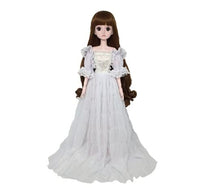 Studio one Fashion Wedding White Dress Cloth for Cloth for 1/3 BJD Doll 55-60 cm Doll