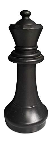 MegaChess Individual Chess Piece - Queen - 15 Inches Tall - Black