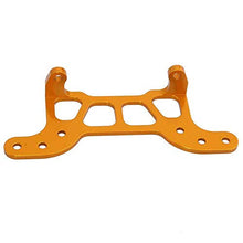 Load image into Gallery viewer, Toyoutdoorparts RC 102270(02064) Gold Aluminum Rear Body Post Support Plate Fit HSP1:10 On-Road Car
