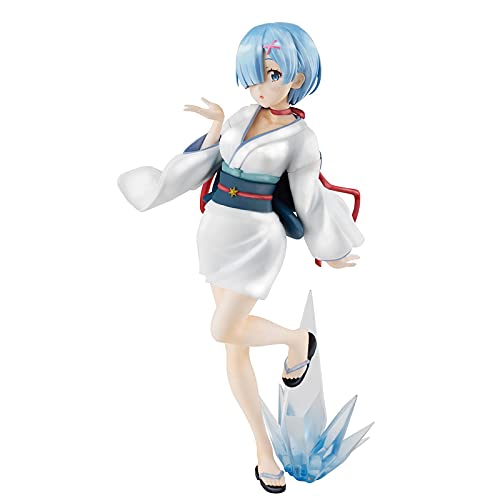 NC Re:Life in A Different World from Zero Rem Action Figures, Anime Toy Statue, 21cm Collectible Model, PVC Environmental Protection Materials Decoration Birthday Gifts for Fans and Friends