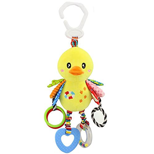 Jetamie Baby Bed Animal Haning Rattle Cotton Decoration with Bell Inside Interactive Toy Infant Gift for Baby Brain TrainingTeether Rattles Toys Hanging Rattles Stroller Car Seat Toy