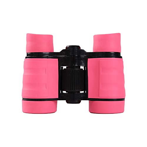 BARMI Portable Kids Children Binoculars Outdoor Observing High Clear Nonslip Telescope,Perfect Child Intellectual Toy Gift Set Pink
