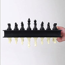 Load image into Gallery viewer, XXZY Chess Set Magnetic Black and White International Chess Travel Folding Board Game Portable Adult Child Birthday (Color : Black)
