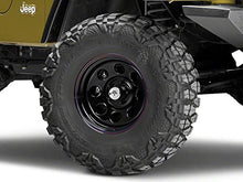 Load image into Gallery viewer, Mammoth 8 Black Wagon Wheel Edition Steel Wheel; 15x8; Compatible with Jeep Wrangler TJ 1997-2006
