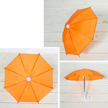 Load image into Gallery viewer, NUOBESTY Tiny Umbrellas Mini Doll Umbrella Scene Decoration Small Umbrella Birthday Toys Props for Kids Party,Pack of 5(Random Color) Paper Umbrellas
