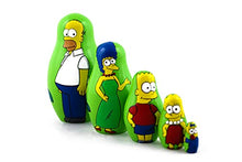 Load image into Gallery viewer, Matryoshka Dolls The Simpsons Characters Set 5 pcs Unique Toys

