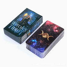 Load image into Gallery viewer, Viznte 78pcs Tarot Cards Witch Tarot Deck Future Divination Board Game Card Game English Edition
