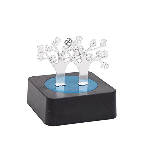 THY COLLECTIBLES Magnetic Sculpture Desk Toy for Intelligence Development Stress Relief Strong Magnet Base Solid Metal Pieces (Money Tree)